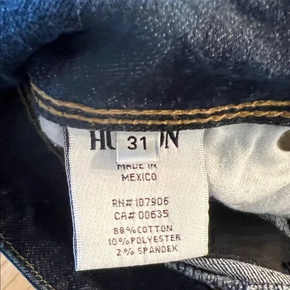 Hudson Jeans Women's Straight-Leg Dark Indigo Denim - Picture 7 of 7